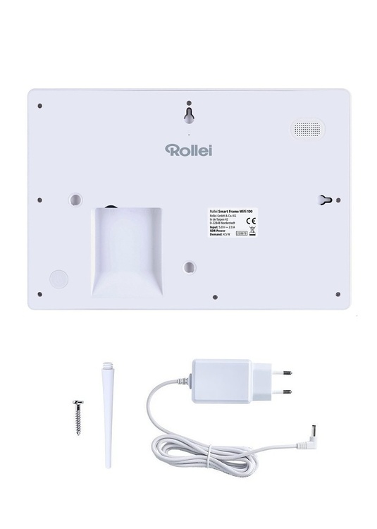 Rollei Smart Frame WiFi 100 - digitálny fotorámik - Biela, 21,7 x 13,5