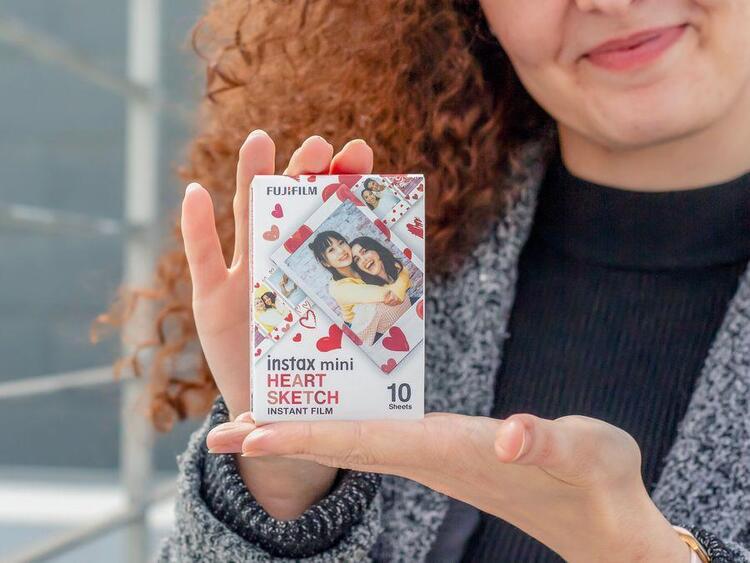 FujiFilm Instax Mini Heart Sketch 10ks