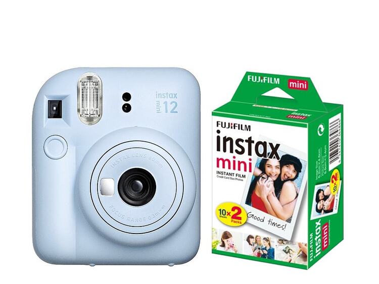 Fujifilm Instax Mini 12 modrý +  Instax Mini film 20ks