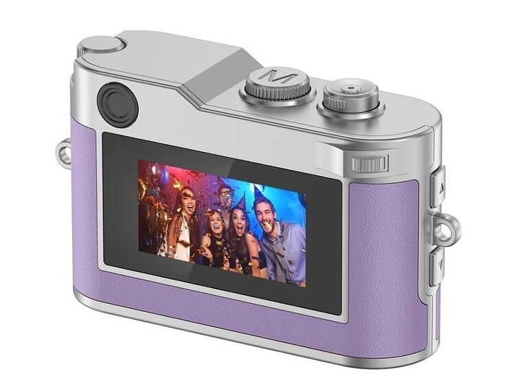 Rollei Mini Digitalkamera fialová - kľúčenka a  fotoaparát