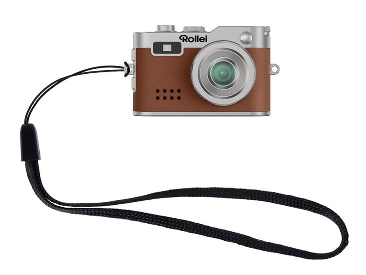 Rollei Mini Digitalkamera hnedá - kľúčenka a fotoaparát