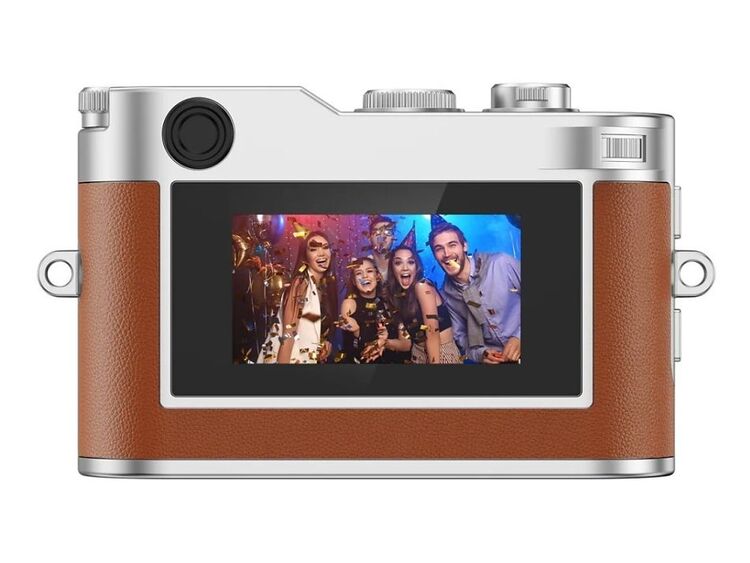 Rollei Mini Digitalkamera hnedá - kľúčenka a fotoaparát