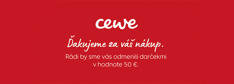 CEWE Darčekové poukážky k fototechnike