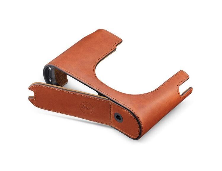 Leica Halfcase kožené puzdro pre Q3 cognac