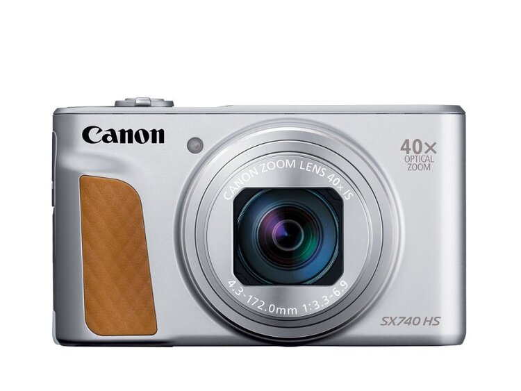 Canon PowerShot SX740 HS Lite Edition Travel Kit strieborný