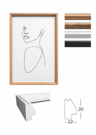 Walther SILHOUETTE - fotorámik - Buk, 15x20, 15x20