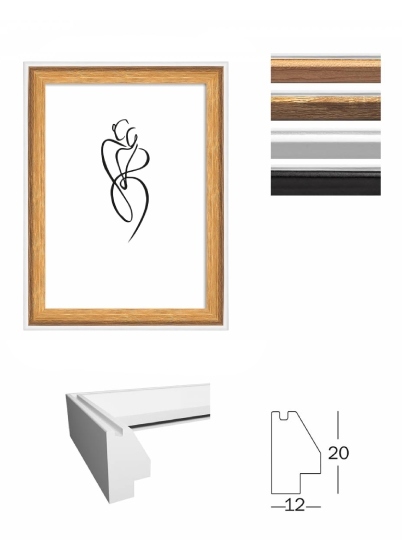 Walther SILHOUETTE - fotorámik - Prírodná, 10x15, 10x15