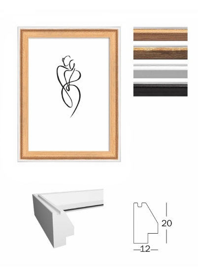 Walther SILHOUETTE - fotorámik - Buk, 10x15, 10x15