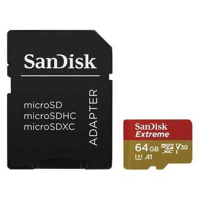 SanDisk Extreme micro SDXC 64GB 100mb/s UHS-1 A1 Class 10 + adaptér