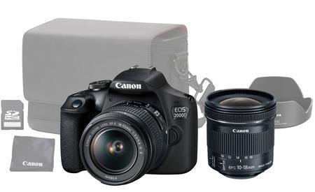 Canon EOS 2000D + 18-55mm IS II Value Up Kit + 10-18mm IS STM