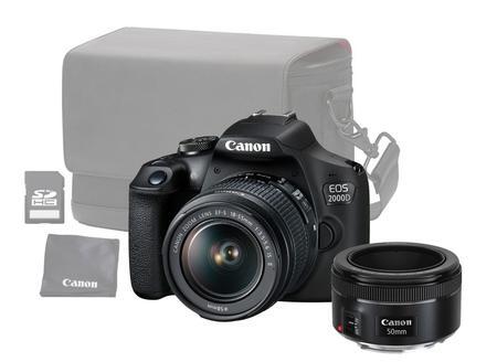Canon EOS 2000D + 18-55mm IS II Value Up Kit + 50mm f/1.8 STM