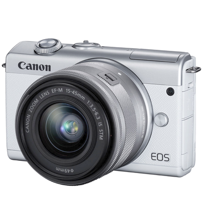 Canon EOS M200 + 15-45mm IS STM biely