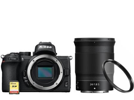 Nikon Z50 + NIKKOR Z 24mm f/1.8 S + UV filter + 64GB karta