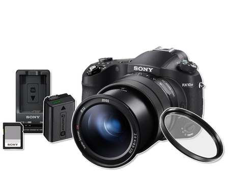 Sony DSC-RX10 IV + sada ACC-TRW + UV filter + 128GB karta f