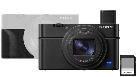 Sony DSC-RX100 Mark VI + 128GB SDXC karta + grip