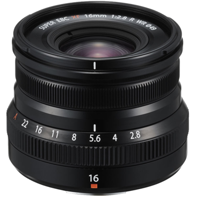 FujiFilm XF 16mm f/2.8 R WR čierny