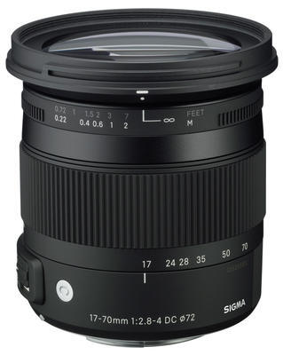 Sigma 17-70mm f/2.8-4 DC OS HSM Macro pre Canon