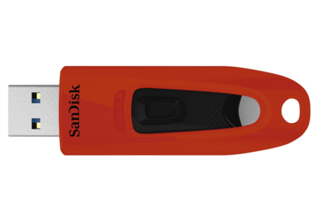 SanDisk Ultra USB 3.0 32GB červený