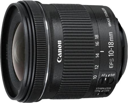 Canon EFS 10-18mm f/4.5-5.6 IS STM