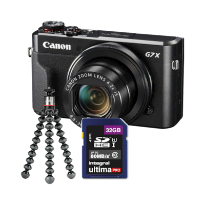 Canon PowerShot G7 X Mark II čierny Vlogger Kit