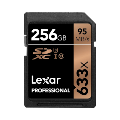 Lexar 256GB SDXC  633x UHS-I