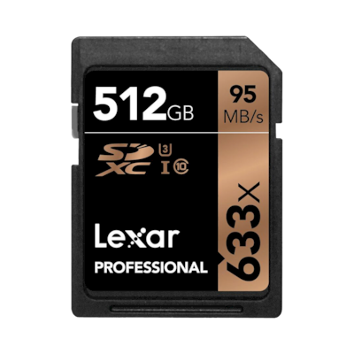 Lexar 512GB SDXC 633x UHS-I