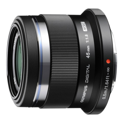 Olympus M.Zuiko Digital 45mm f/1.8 čierny