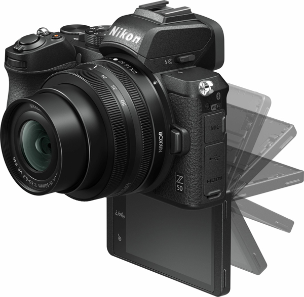 Nikon Z50 - displej
