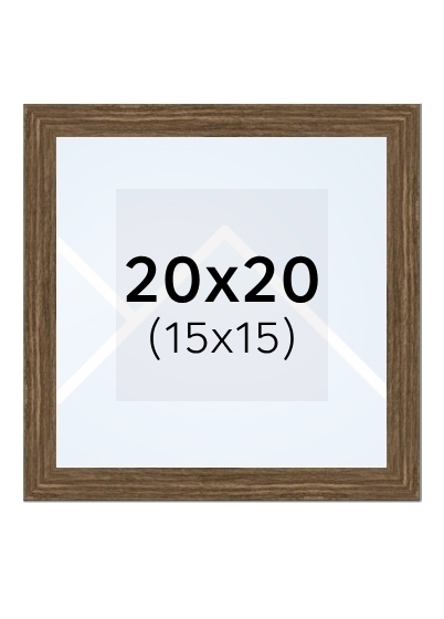 Falc Quadro - fotorámik - Orech, 15x15, 20x20