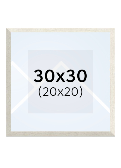 Falc Quadro - fotorámik - Biela, 20x20, 30x30