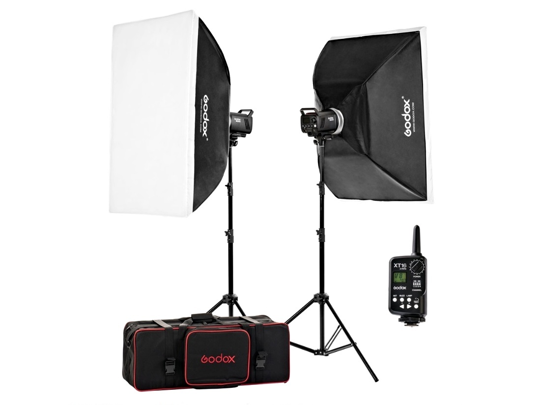 Godox MS300-F sada štúdiových bleskov 2x 300Ws s príslušenstvom Godox MS300-F sada štúdiových bleskov 2x 300Ws s príslušenstvom