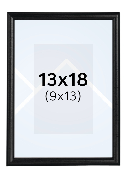 Hama PHOENIX - fotorámik - Čierna, 9x13, 13x18