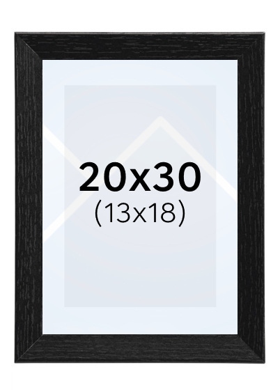 Hama OSLO - fotorámik - Čierna, 13x18, 20x30