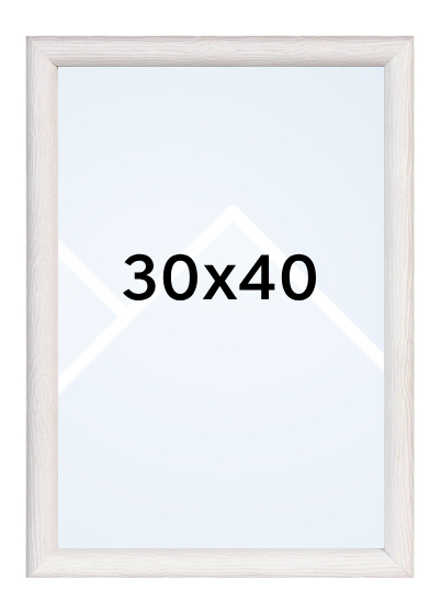 INTERTRADING HAPPY - fotorámik - Biela, 30x40