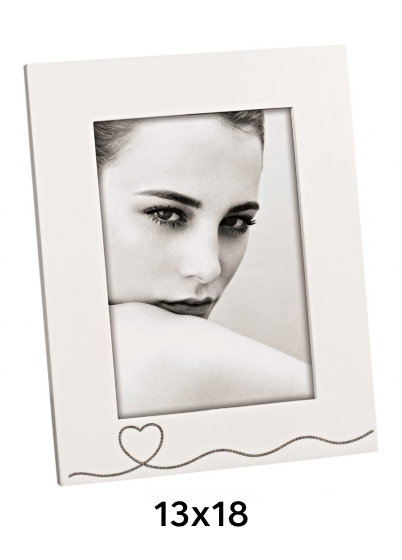 Mascagni A1550 ONE HEART CHAIN - fotorámik - Biela, 13x18, 13x18 Mascagni A1550 ONE HEART CHAIN - fotorámik - Biela, 13x18, 13x18