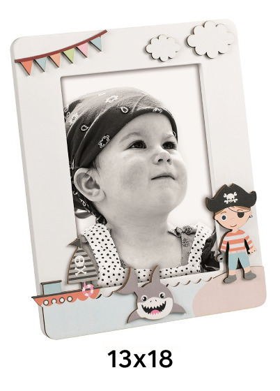 Mascagni A1672 PIRATE - fotorámik - Biela, 13x18, 13x18 Mascagni A1672 PIRATE - fotorámik - Biela, 13x18, 13x18
