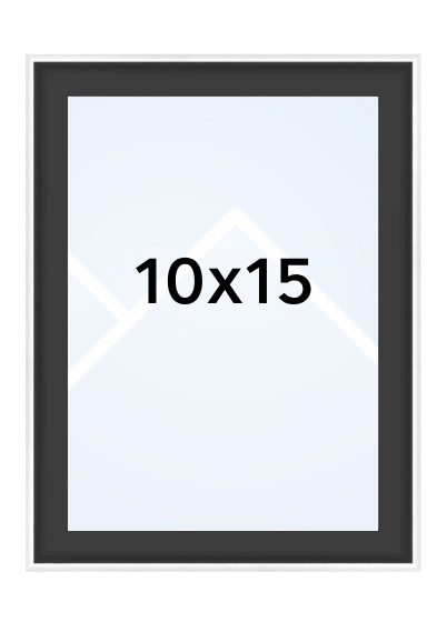 Walther SILHOUETTE - fotorámik - Čierna, 10x15, 10x15
