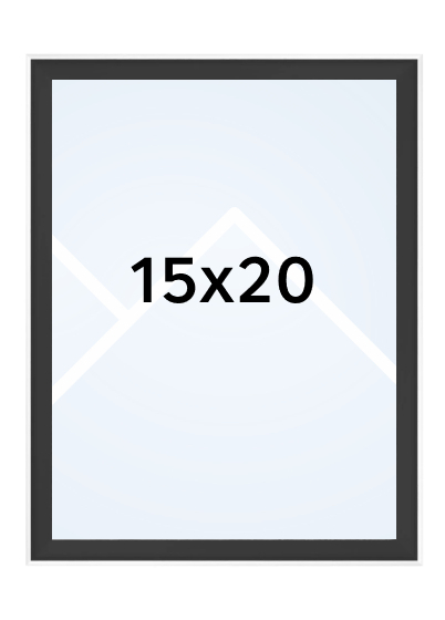 Walther SILHOUETTE - fotorámik - Čierna, 15x20, 15x20