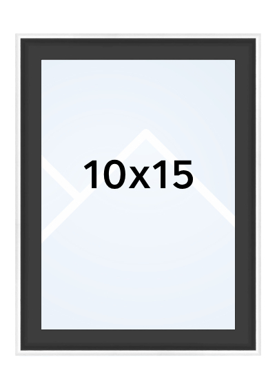 Walther SILHOUETTE - fotorámik  - Čierna, 10x15