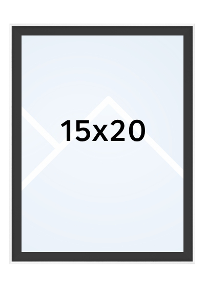 Walther SILHOUETTE - fotorámik  - Čierna, 15x20