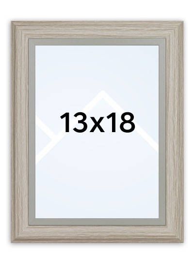 ZEP Perugia White - fotorámik - Sivohnedá, 13x18, 13x18