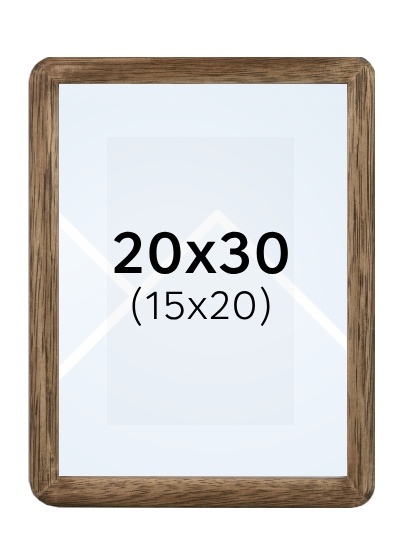 ZEP GRESSAN - fotorámik - Dub, 15x20, 20x30