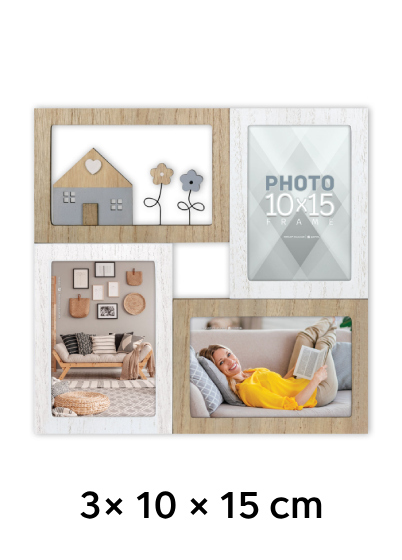 ZEP MALCESINE - multirám - Viacfarebná, 10x15, 10x15 x3