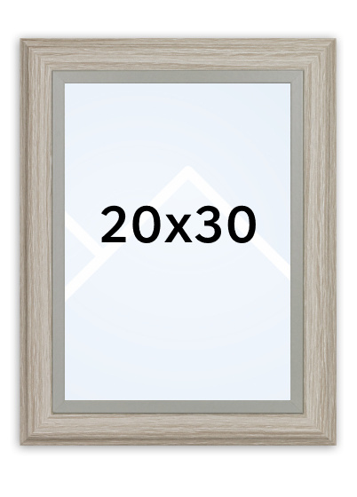 ZEP Perugia White - fotorámik - Sivohnedá, 20x30, 20x30