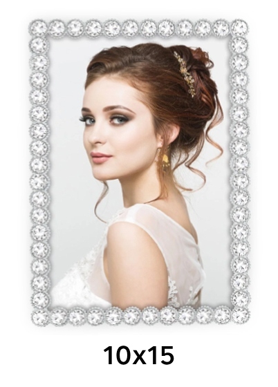 ZEP AMLETO - fotorámik - Strieborná, 10x15