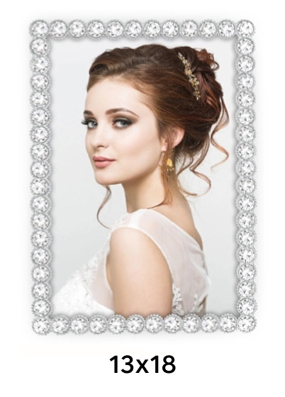 ZEP AMLETO - fotorámik - Strieborná, 13x18