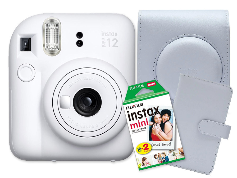 Fujifilm INSTAX Mini 12, biely + Colorfilm 20ks & album & puzdro
