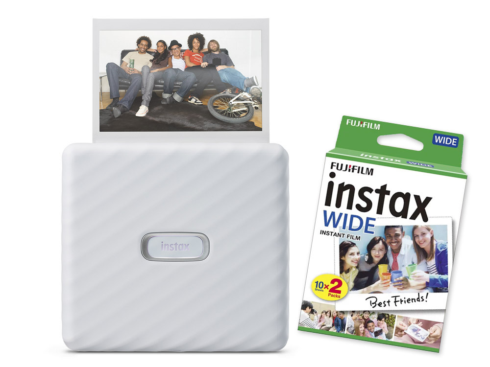 Fujifilm Instax Link WIDE biely + film Wide (2x10ks)
