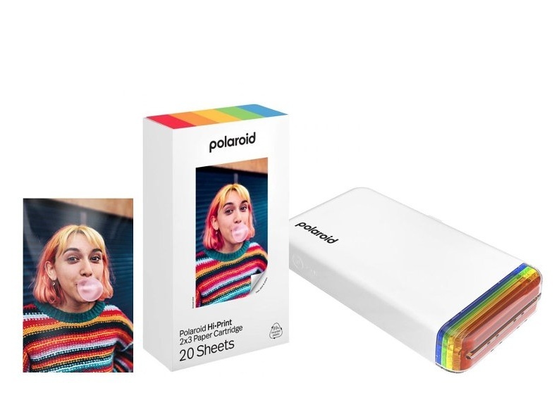 Polaroid Hi-Print Gen. 2 - vrecková tlačiareň 2x3", biela + Paper Cartridge (20 sheets) Polaroid Hi-Print Gen. 2 - vrecková tlačiareň 2x3", biela + Paper Cartridge (20 sheets)