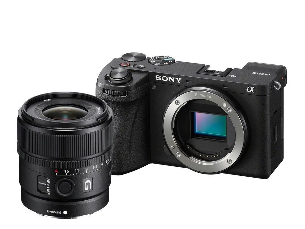 Sony Alpha A6700 telo + 15mm f/1.4 G Sony Alpha A6700 telo + 15mm f/1.4 G